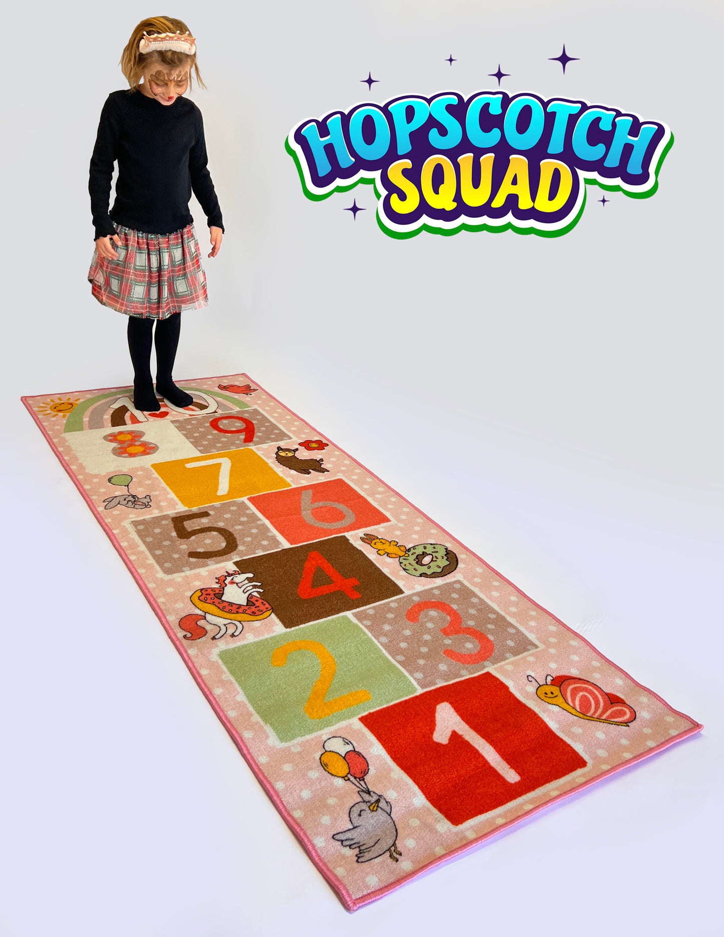 Hopscotch Squad Hopscotch Rug / Carpet for Kids
