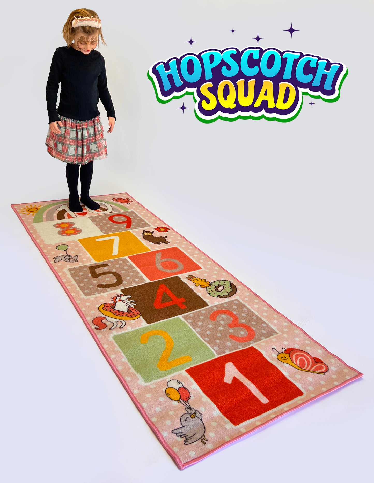 Hopscotch Squad Hopscotch Rug / Carpet for Kids