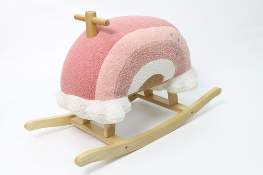 Pink Monochromatic Hopscotch Squad Rainbow Rocker